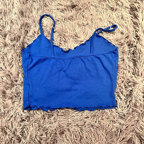 Blue crop top - Picture 2 of 2